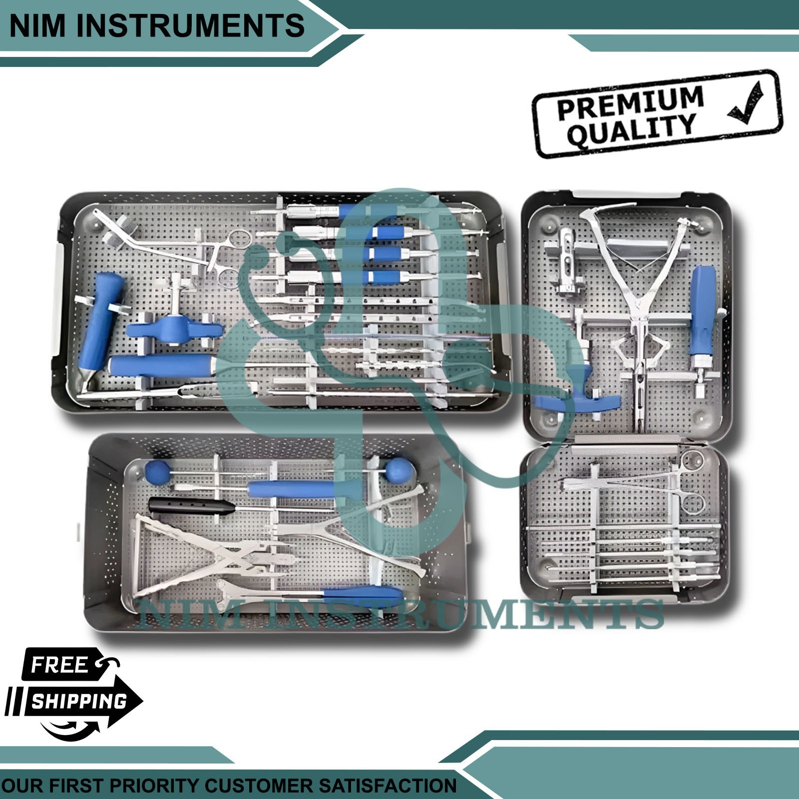 31 PCs Spinal Pedicle Screw System Orthopedic Instruments Spine Surgery Set