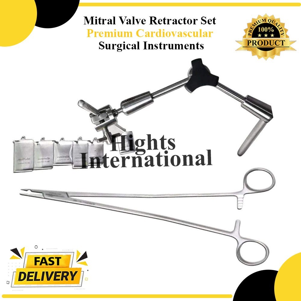 Mitral Valve Retractor Set – Premium Cardiovascular Surgical Instruments