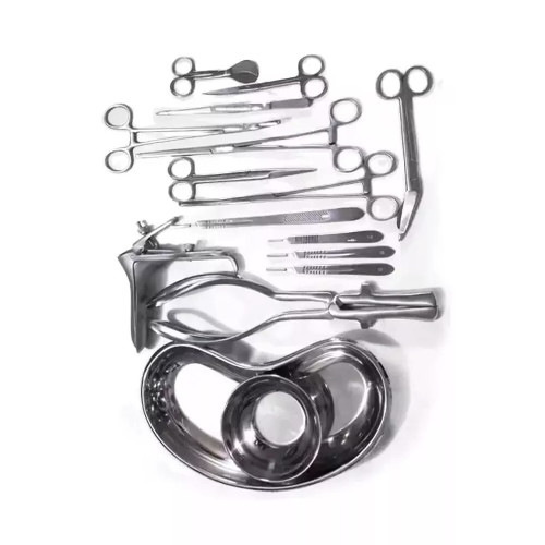 German-Grade Basic Delivery Set – 16 Pcs Gynecology Surgical Instrument