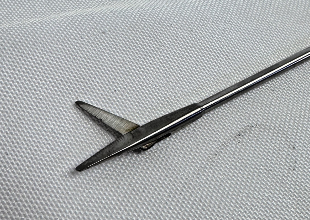 SSI ULTRA 63-7705 Straight Serrated Nasal Scissor ENT Sinus Scissor