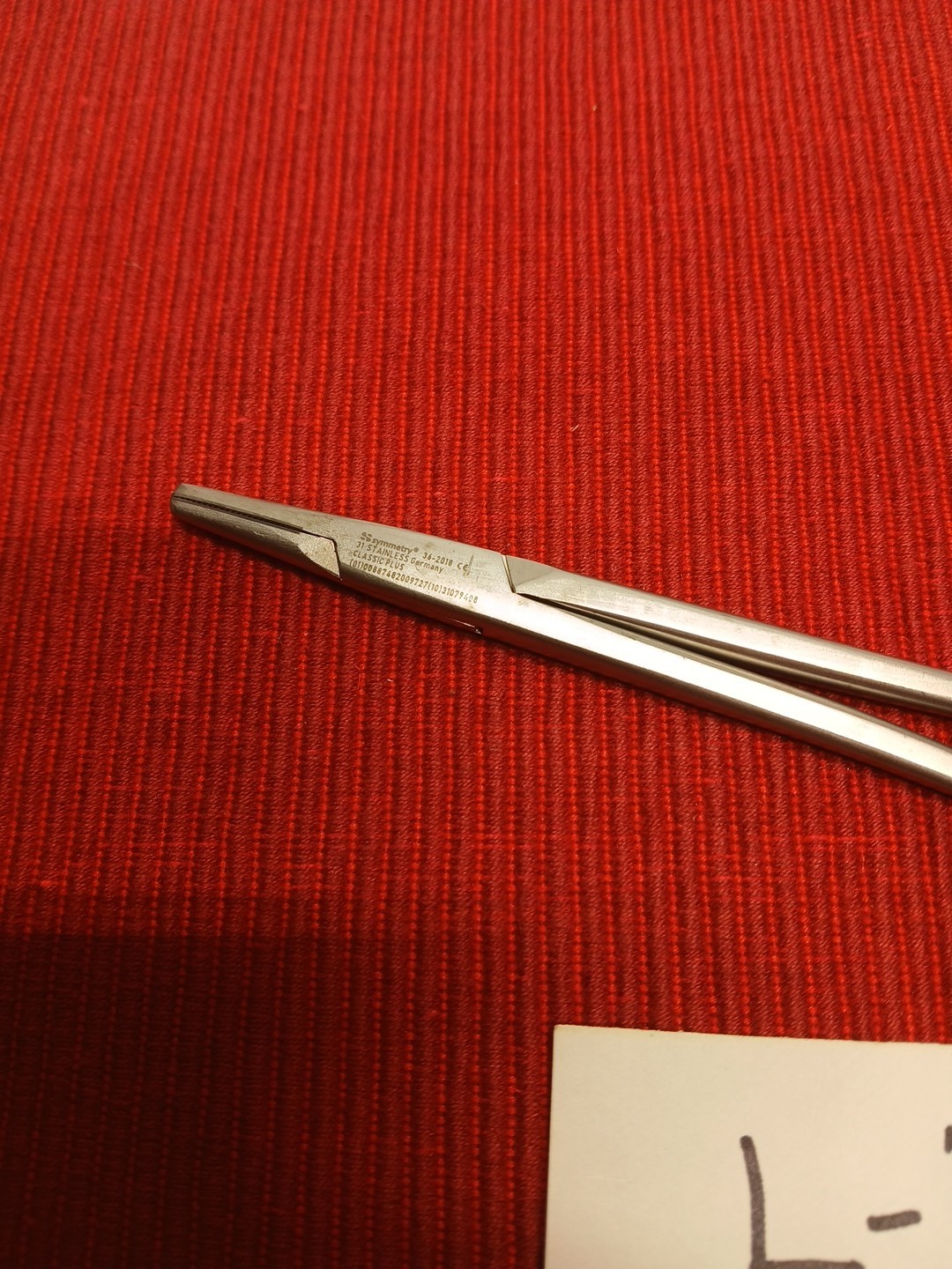 Symmetry Codman 36-2018 Mayo Hegar Classic Plus Needle Holder 20.3cm Length