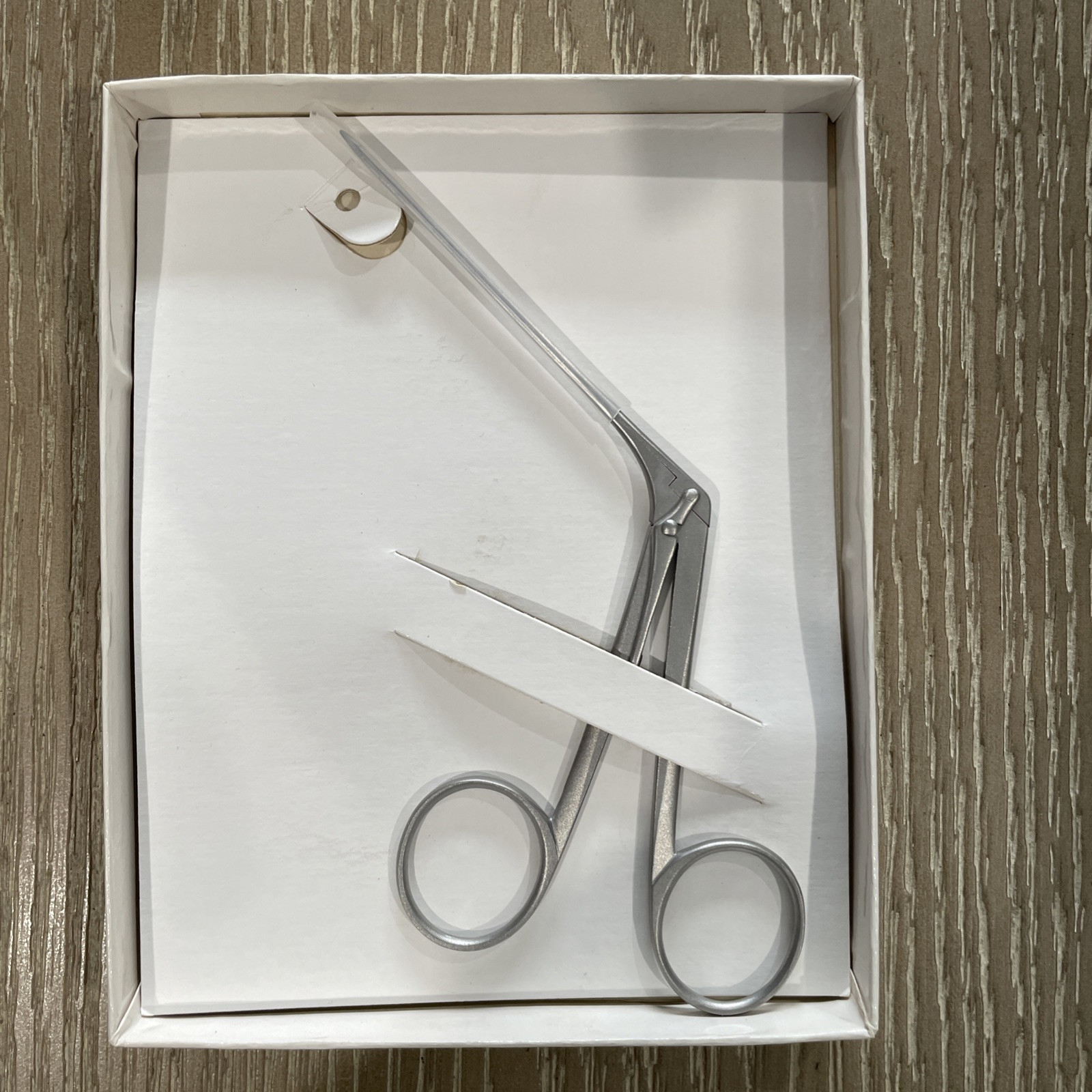 Xomed Very Small Alligator Forceps Smooth Jaw ENT Vintage Surgical Tool Boxed