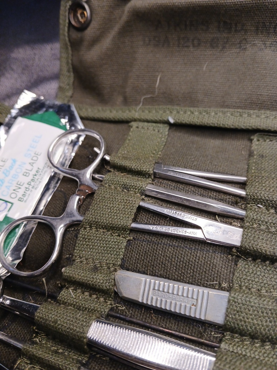 US Army Surgical Instrument Set Minor Surgery Great Condition