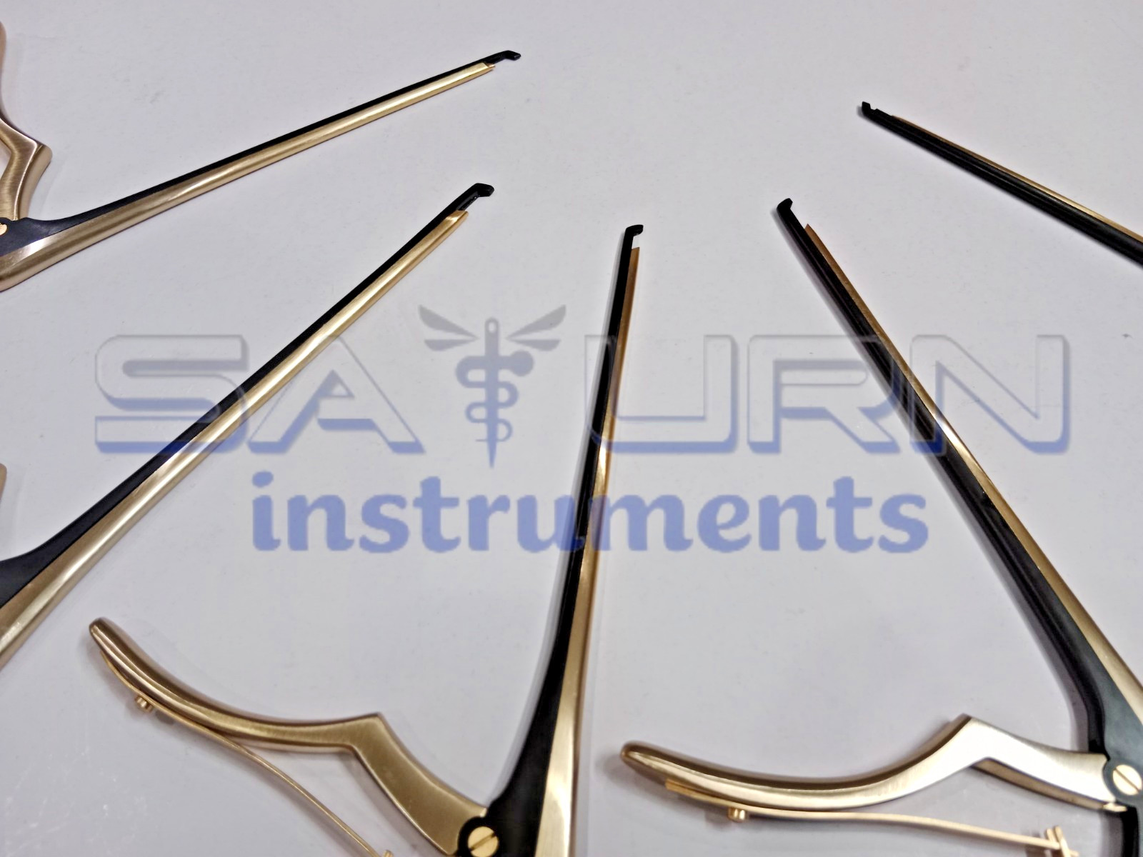 7_ KERRISON Bone Rongeurs Smith Punches 1,2,3,4mm Black Surgical 4 PCS