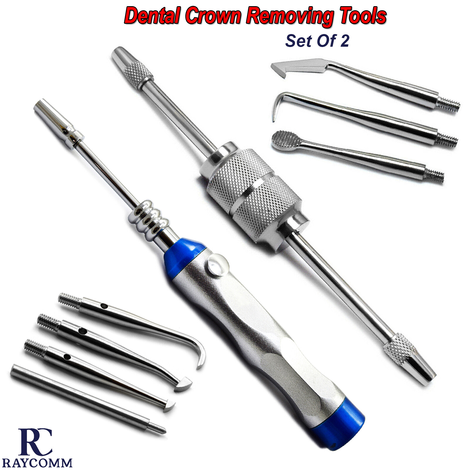 Dental Crown Remover Bridge Removal With Attachments Restoration Instruments