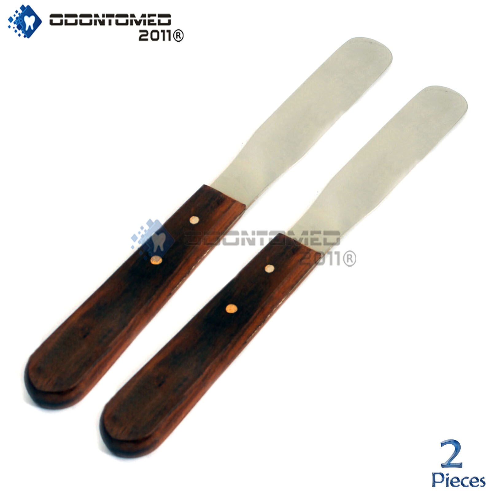 ODM 2pcs Wax Modelling Wax Carver Plaster & Alginate Mixing Spatula 21 Cm Dental