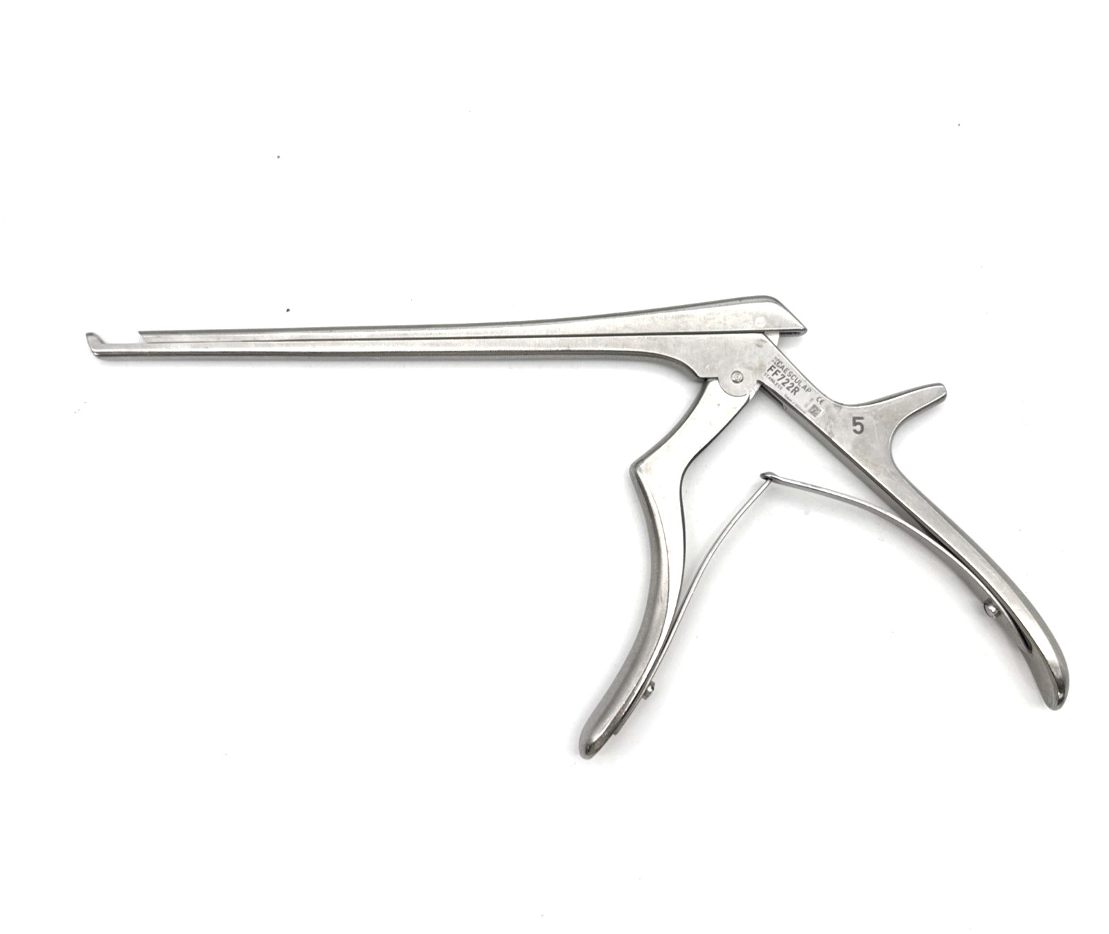Aesculap FF722R Kerrison Non-Detachable Bone Punch 130° Upward 10″