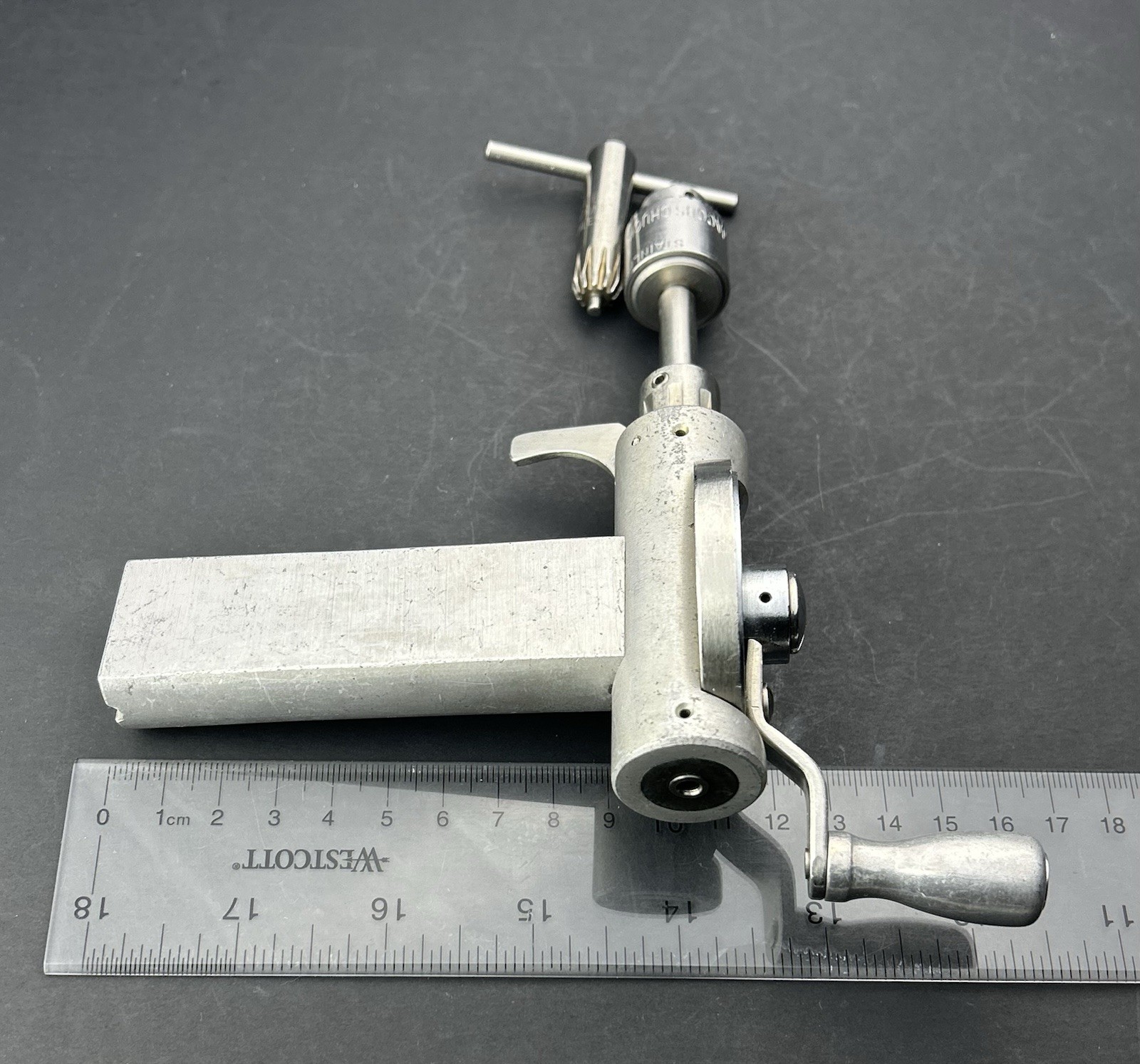 Hand Drill Orthopedic With Small Jacobs Chuck w Key ZIMMER 895
