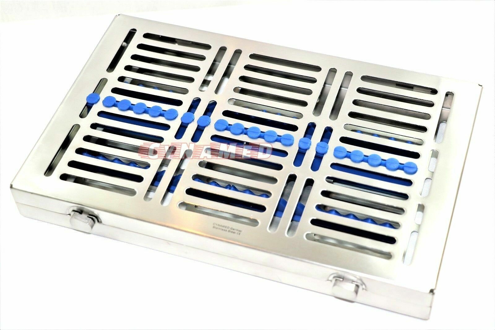 German Dental Sterilization Cassette Tray Box For 20 Instruments Detachable Type