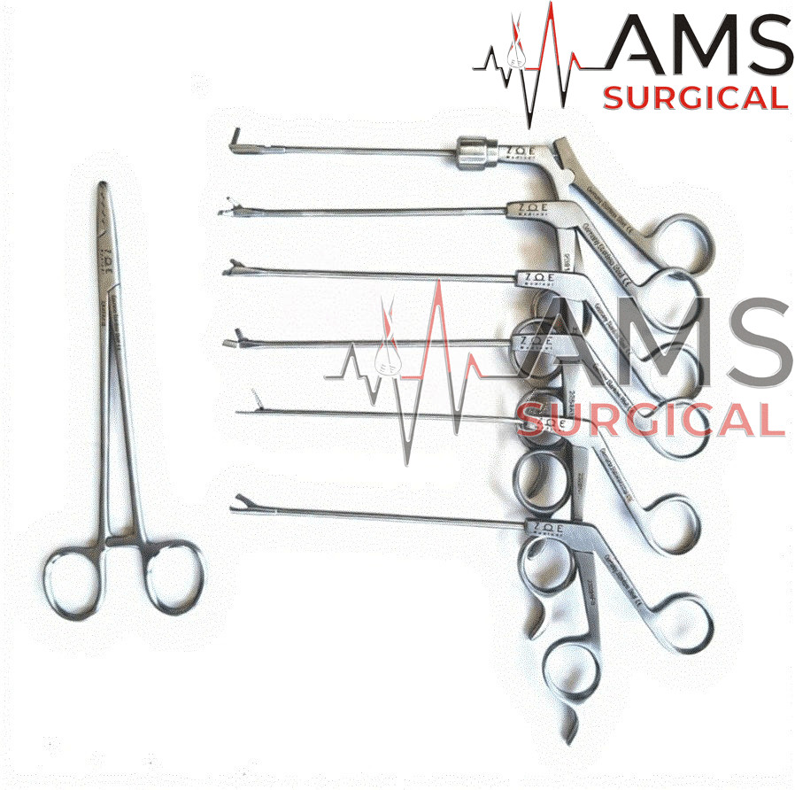 Arthroscopy Forceps Meniscus Forceps Set of 7 Pcs Knee Orthopedic Instrument