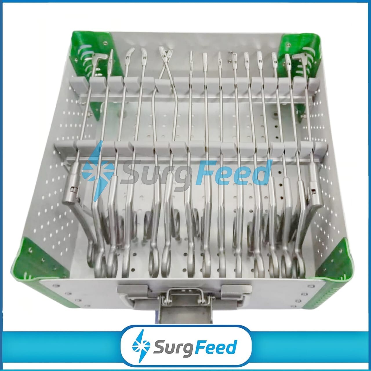 Arthroscopy Forceps Set, 15 PCs with Instruments Sterilization Box Arthroscopic