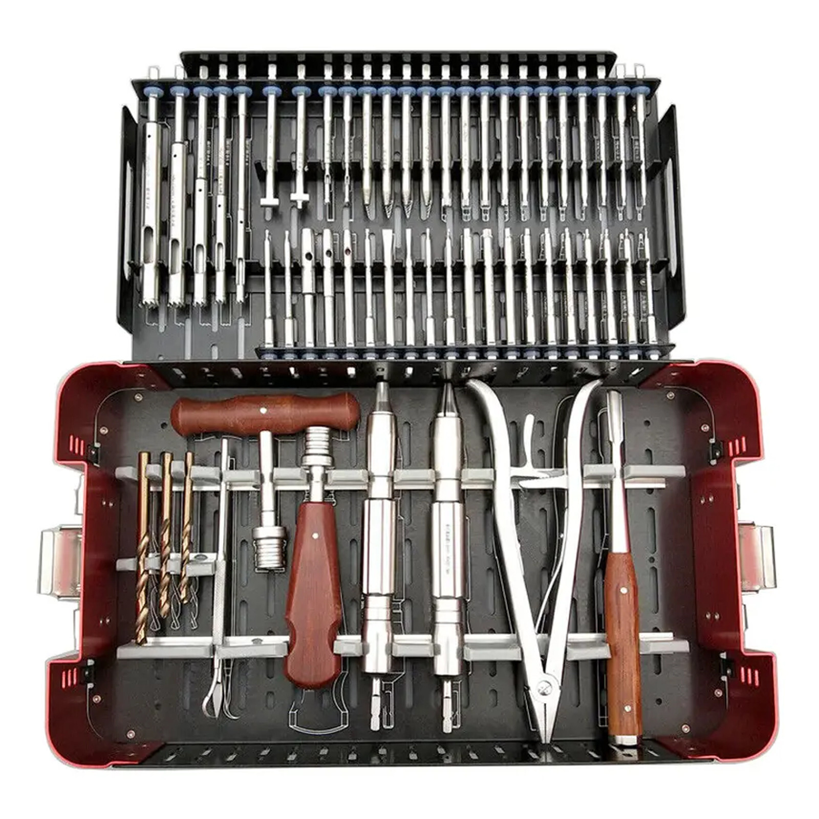 56Pcs Broken Screw Removal Set Internal Fixator Extractor Orthopedic Instruments