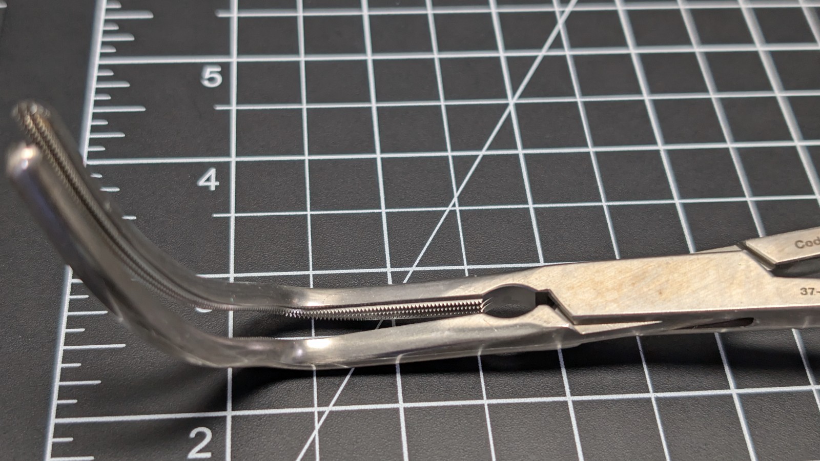 Jarit 320-245 DeBakey Aorta Sidewinder Clamp Cardio-Grip Atraumatic Forceps