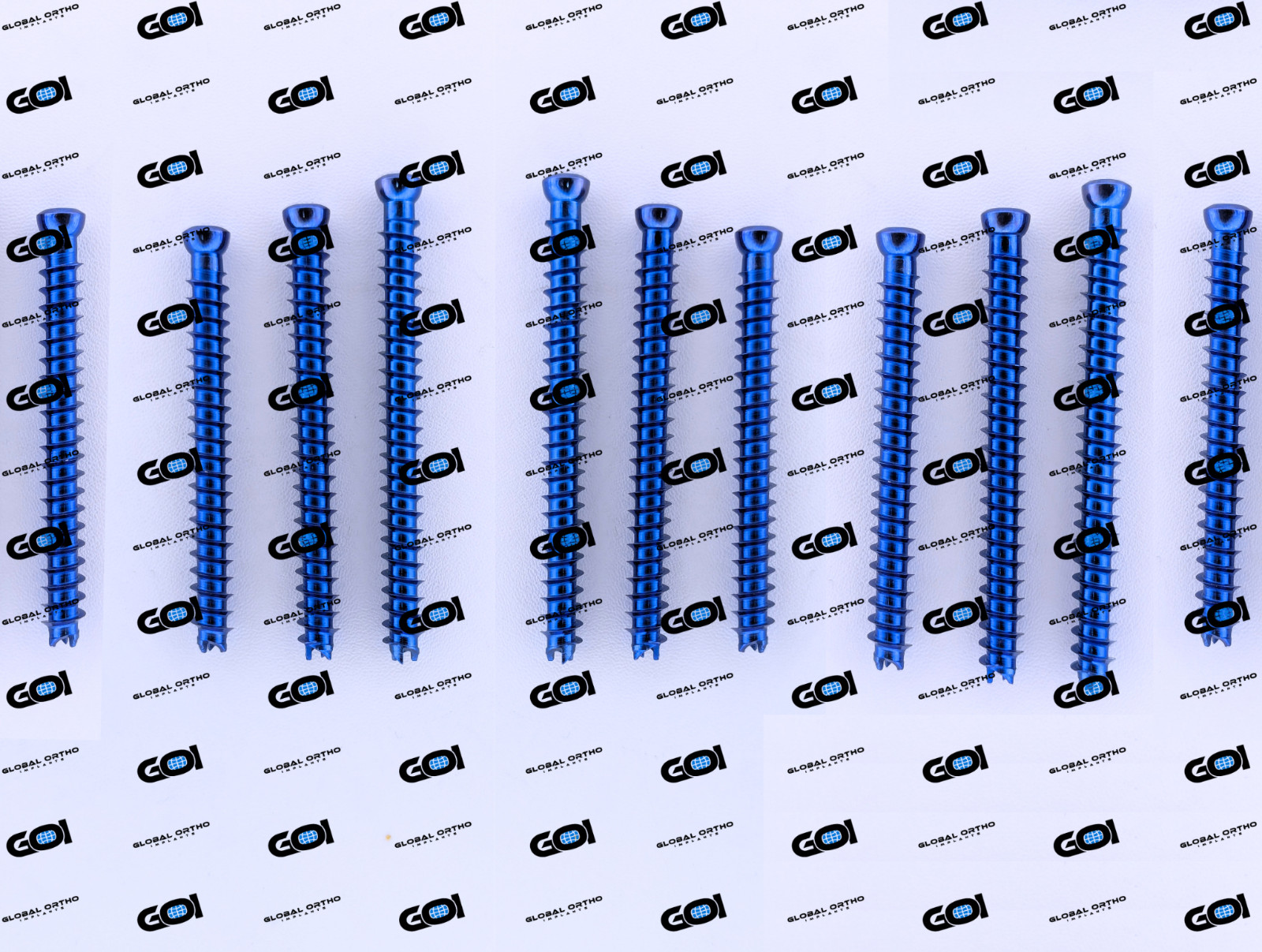 81 Pc Titanium 4.0mm Cannulated Fastener Set 30-60mm w/ Drive OEM Full Thread