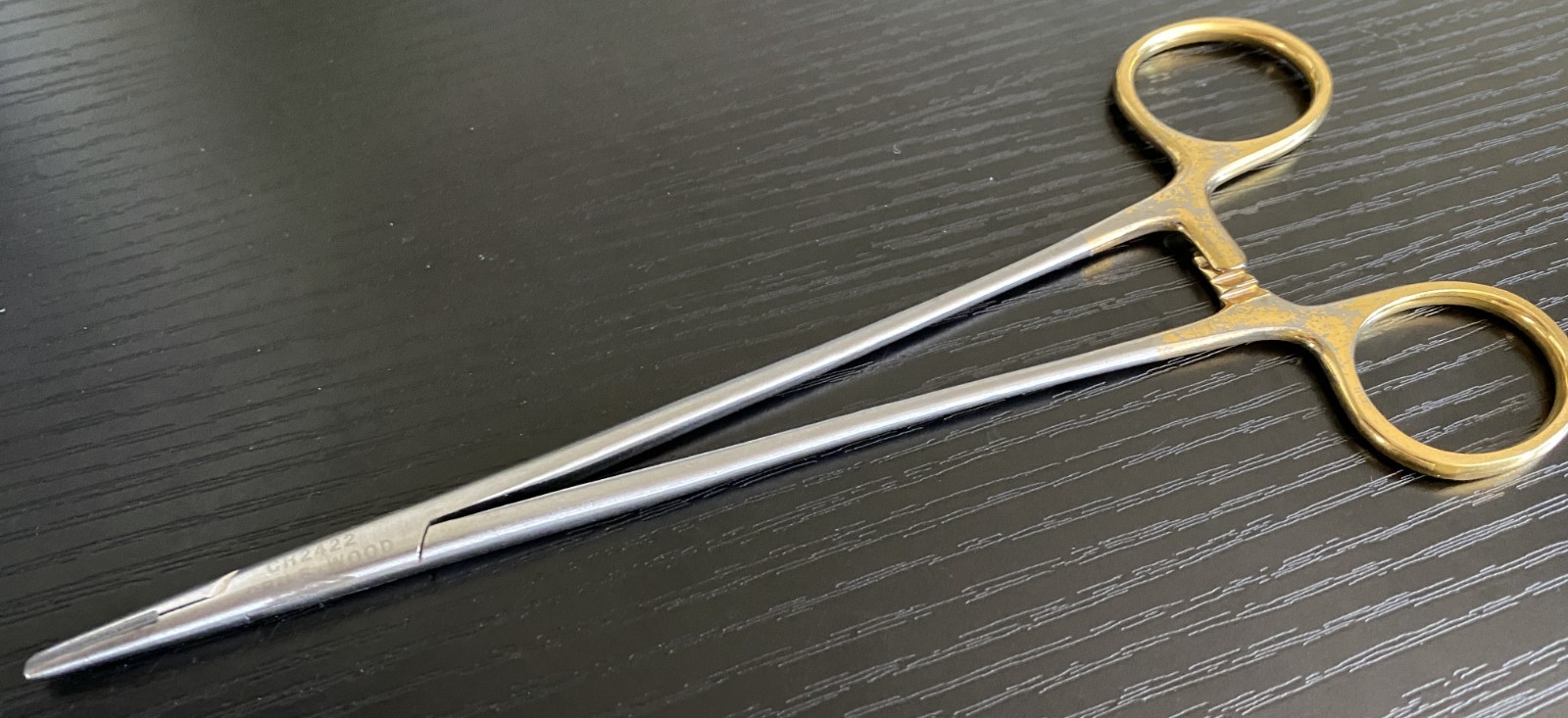 V. Mueller CH2422 Crile Wood Needle Holder – 7 inch – Stainless – Used