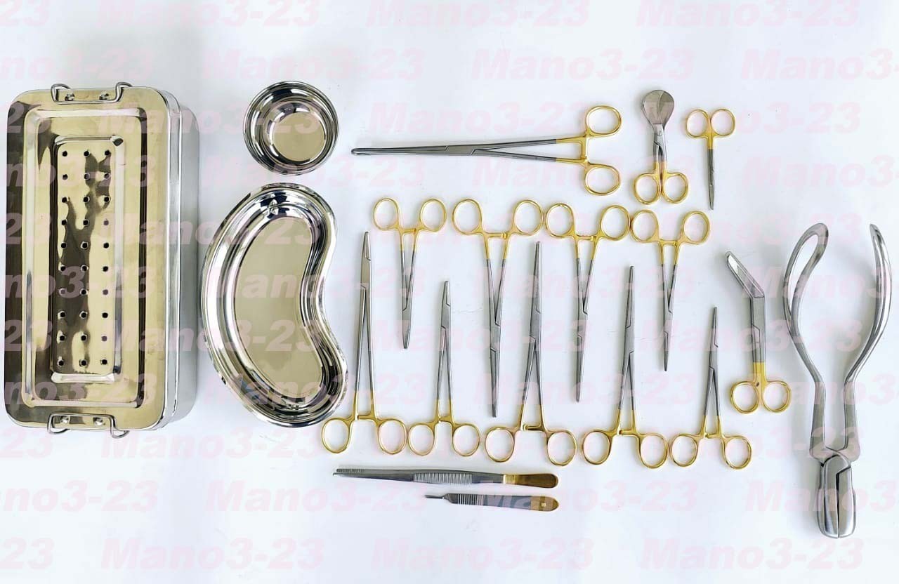 Delivery Set 16 Pcs GYN Surgical Instruments