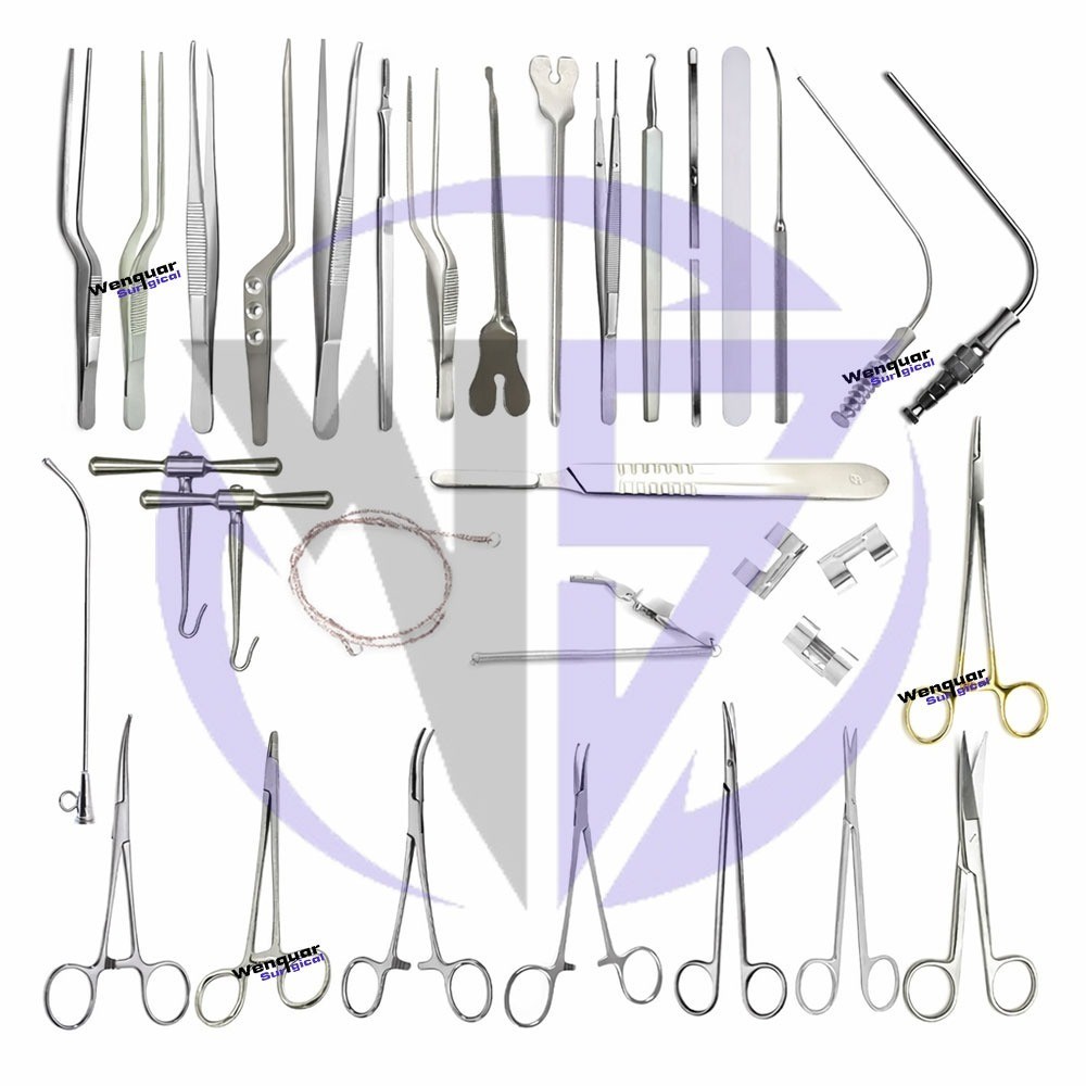 DS-2558Basic Tools In Cranial Surgery Set Of 32pcs Brain Neurology Craniotomy