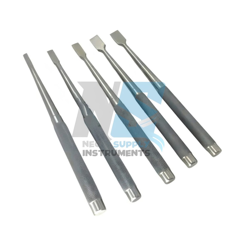 Set of 5 pcs Bone Osteotomes 6mm 8mm 10mm 12mm 15mm orthopedics instruments