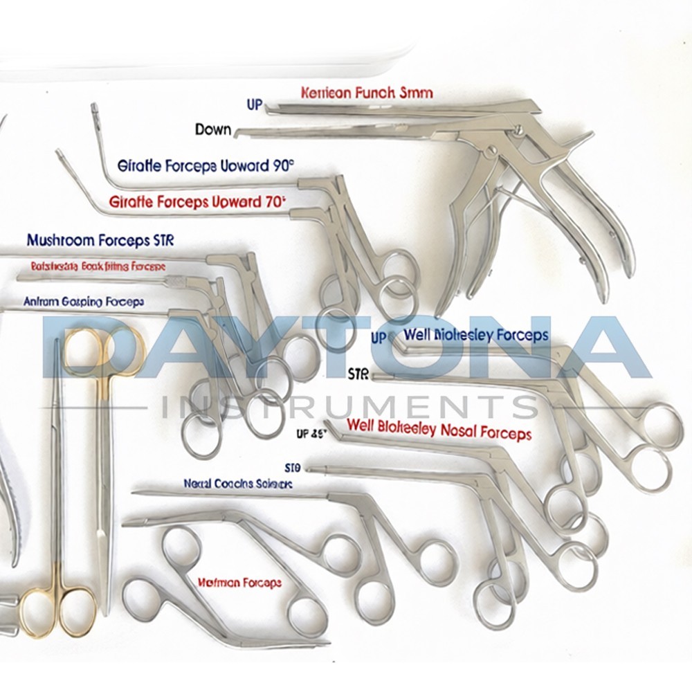 Fess Instruments Set Endoscopic Sinus Surgery ENT With Sterilization Box A+