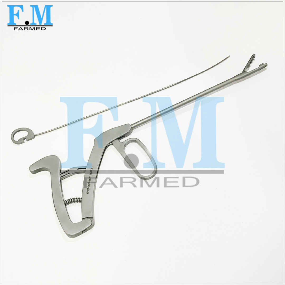 Knee Arthroscopy Scorpion Suture Passer Straight with 2 needles High Quality