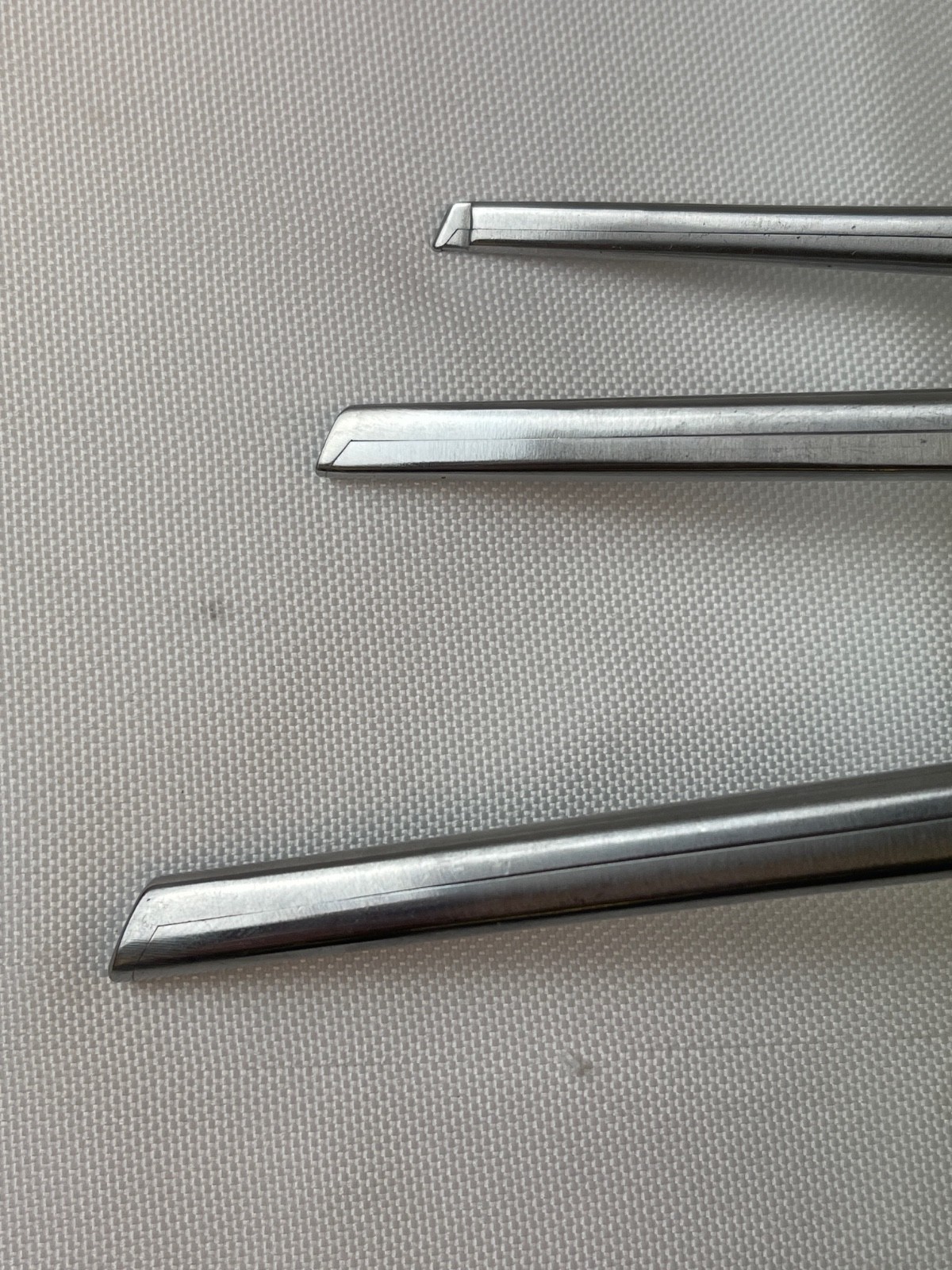 Set of 3 Ruggles R-1650.1 3 & 6 1mm/3mm/6mm x 40° Down x 7″ Kerrison Ronguers