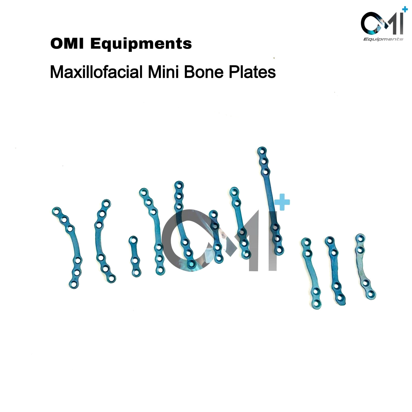 20 Pcs Maxillofacial TitAnium Mini Bone Plates 2.0mm Universal Mini Plates Set