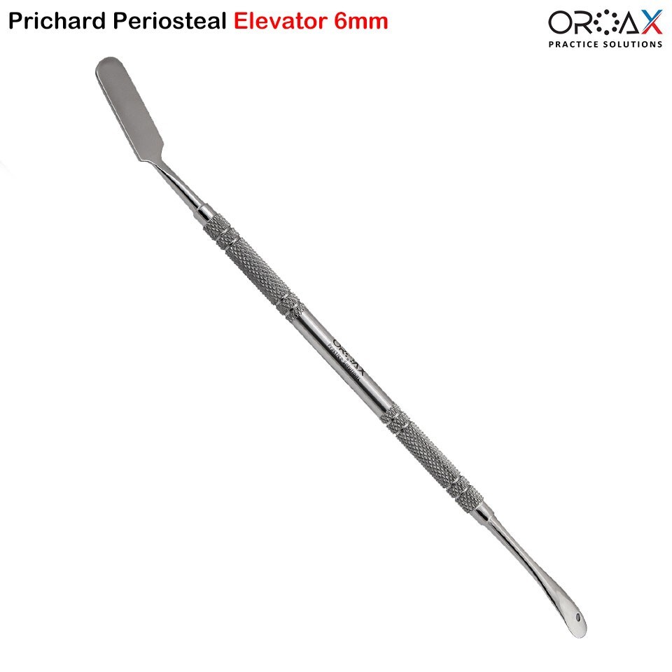 3Pcs Dental Pritchard Periosteal Elevator w/ Hole | 6mm Handle | OROAX™