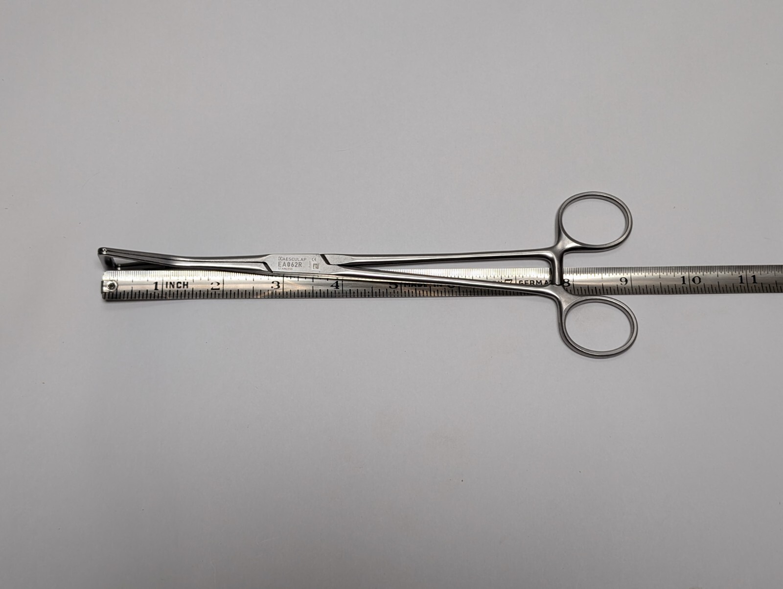 2 pcs. AESCULAP EA062R Collin Atraumatic Grasping Forceps (USED).