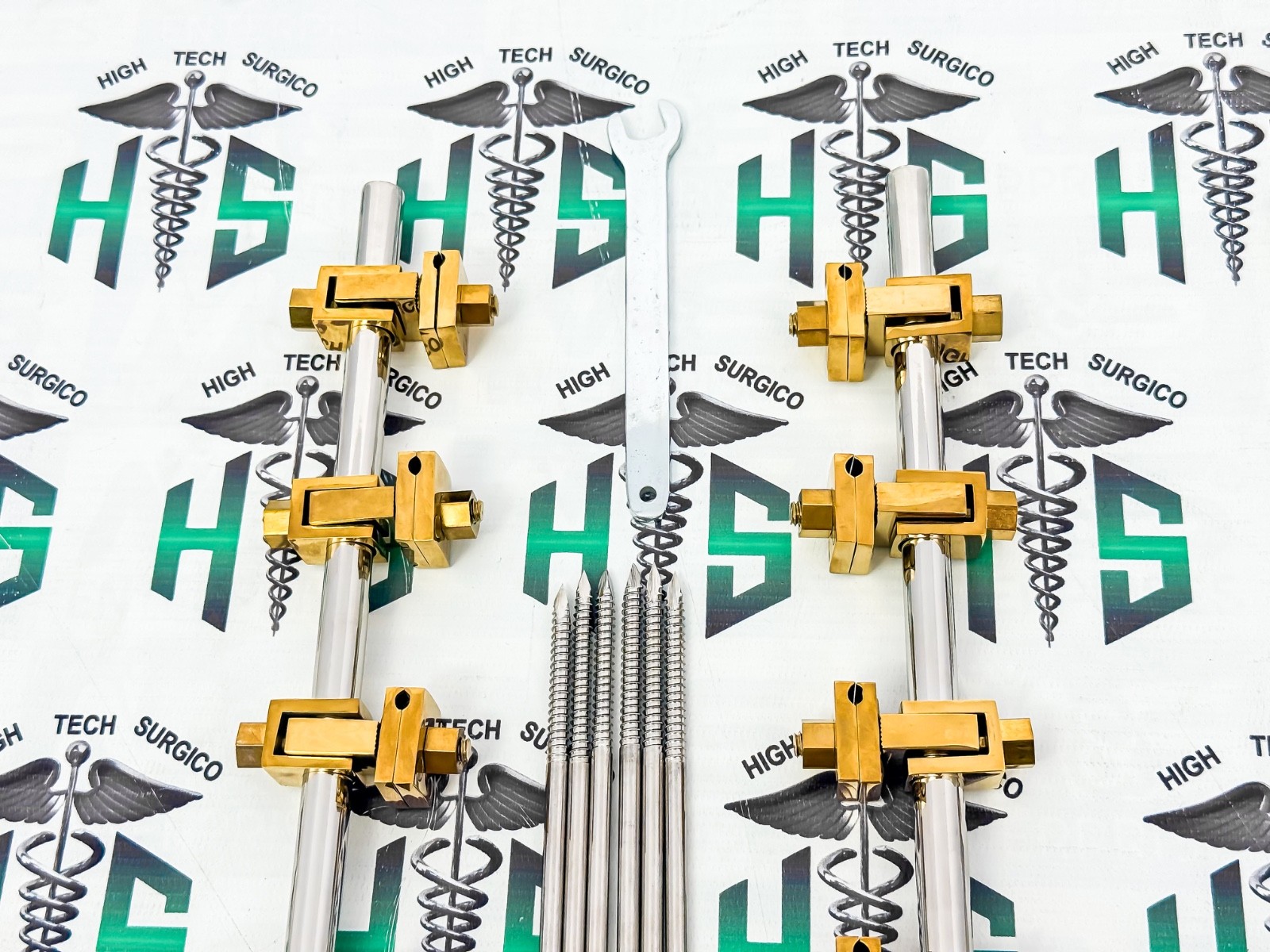 Premium Golden AO External Fixator 2 Sets 4.5 Tibia and 5.0 Femur Orthopedic