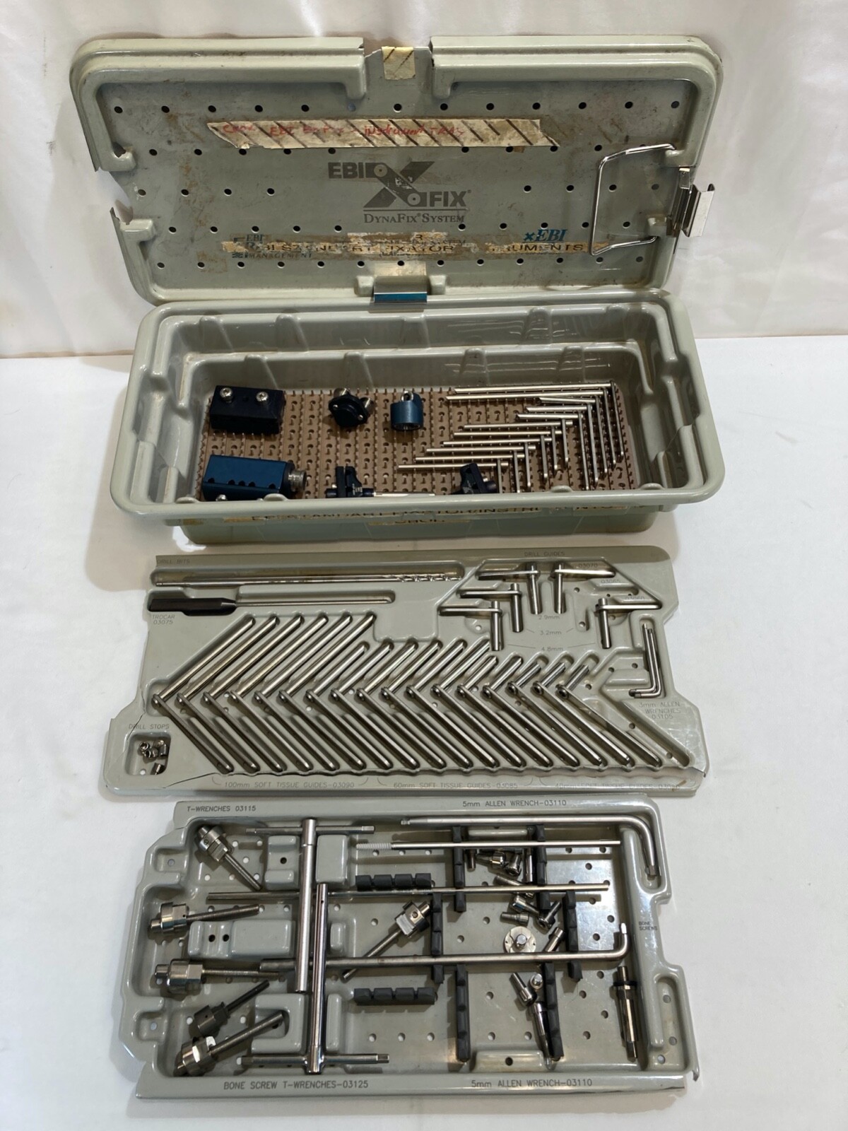 EBI XFIX DynaFix System DFS Standard Fixator Instruments Set Orthopedic Trauma