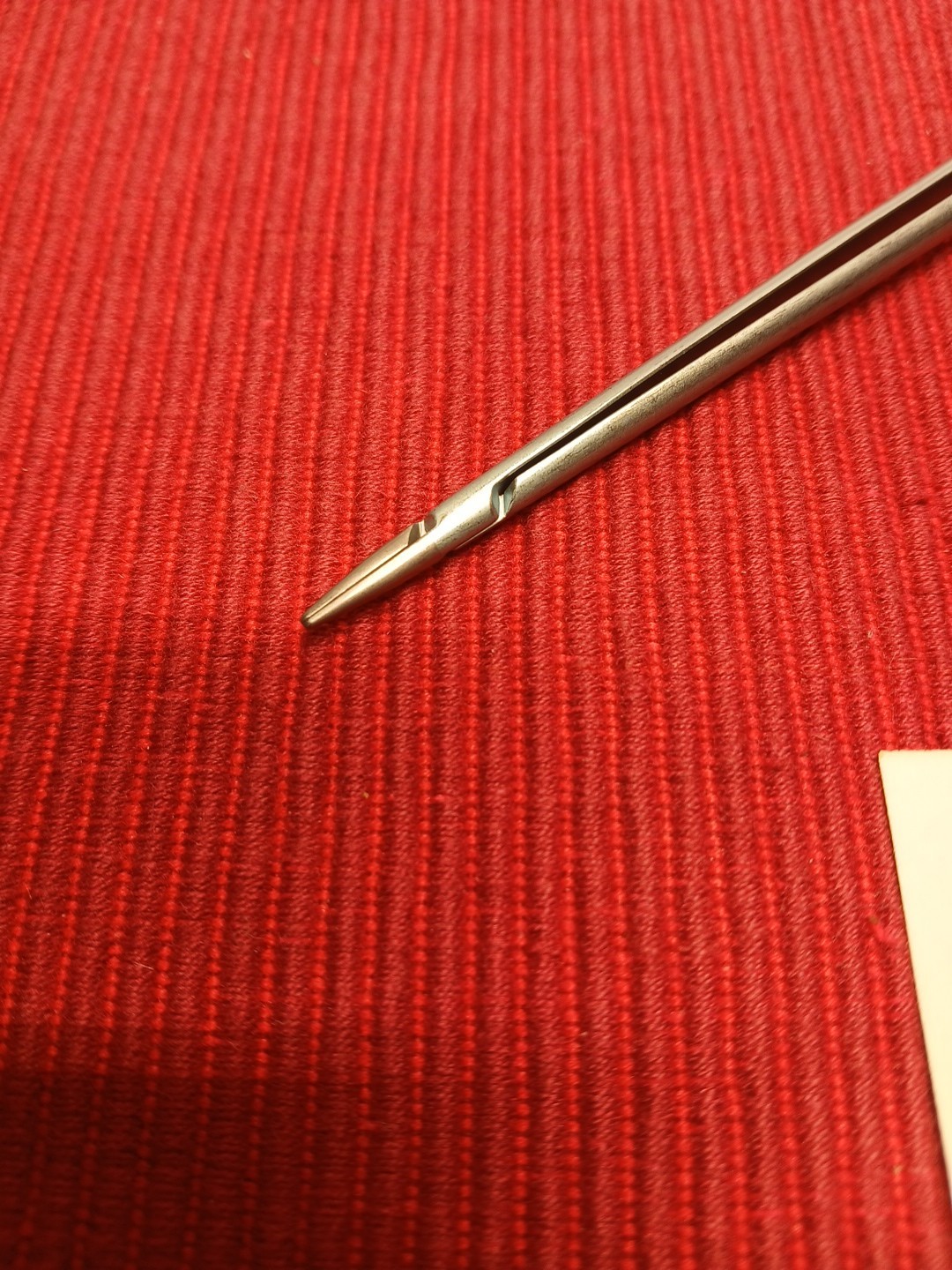 SSI Ultra 55-2543T Titanium Jacobson Needle Holder Straight w/ Lock 10″ Length