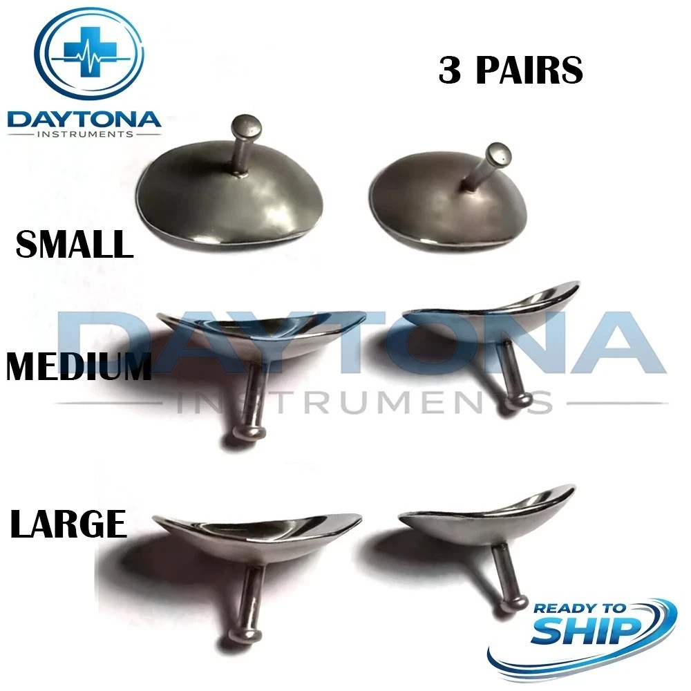3 Pairs S M L Eye Shield Ocular Sclera Protection Laser Tattoo Remove Eyelid