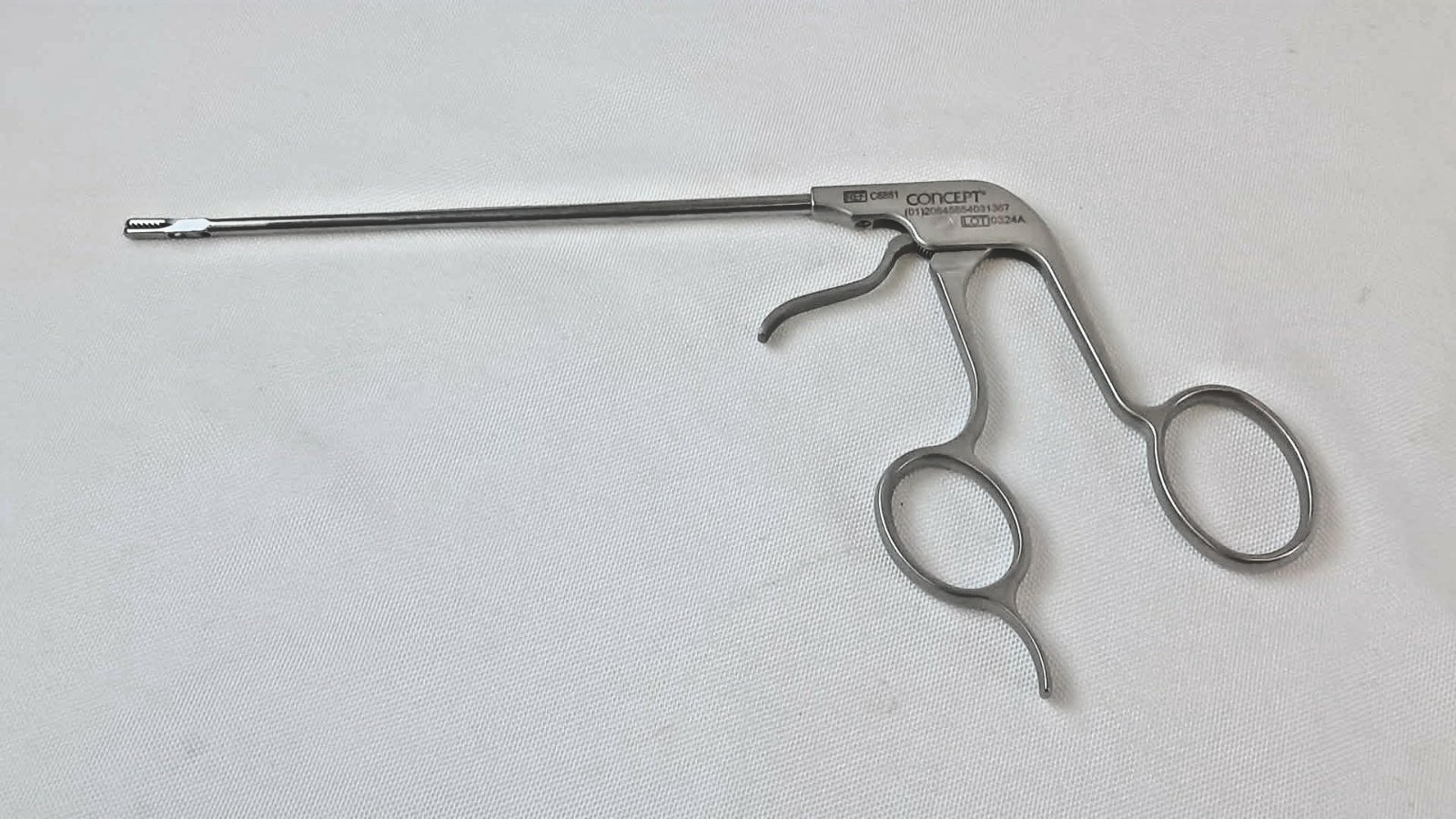 Conmed Linvatec C6861 Linear Alligator Grasper Straight w/ Locking Trigger