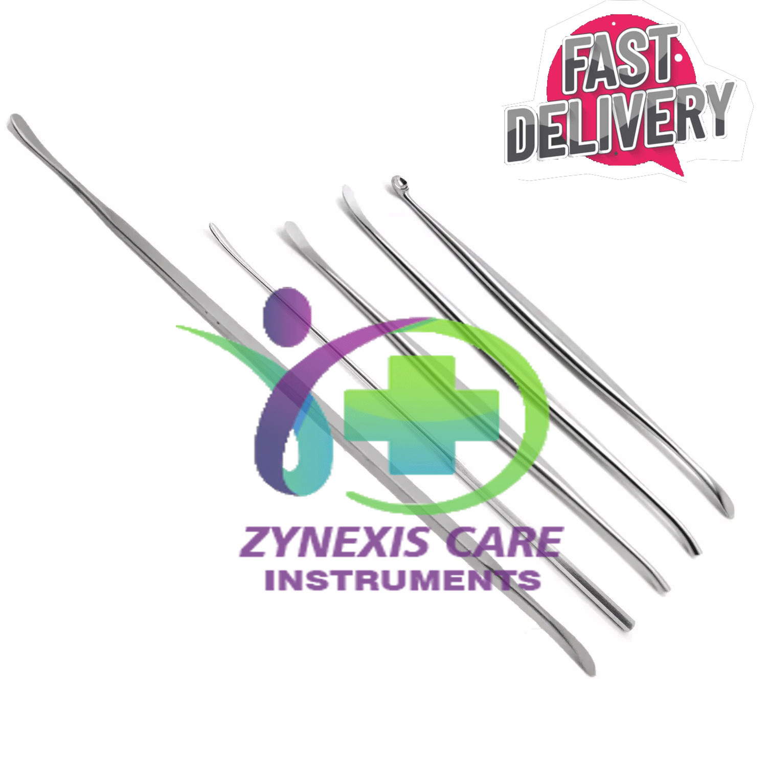 Penfield Dissectors No. 1,2,3,4,5 Neurosurgery Spine Instruments Set