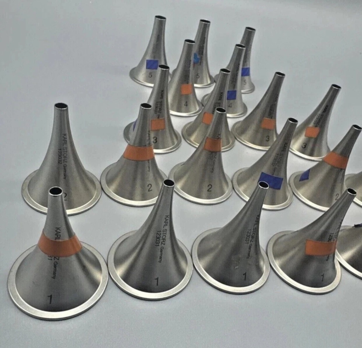 Karl Storz Farrier Ear Speculum Set of 26 Various Sizes 1 to 5 mm