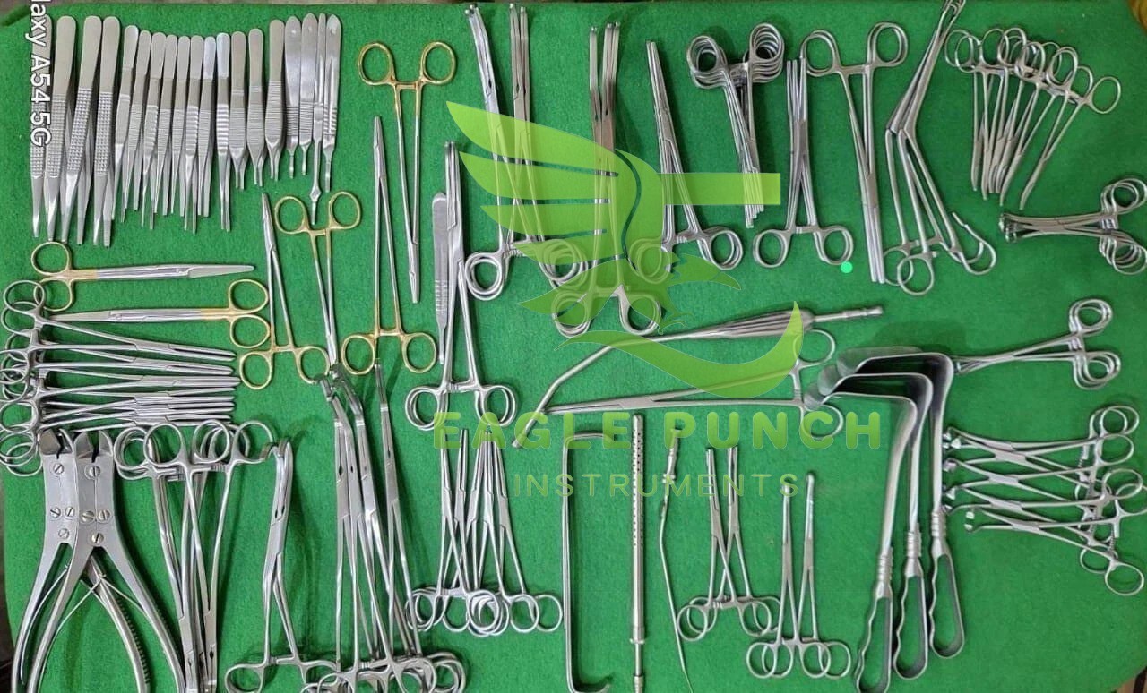 Major Cardiovascular Thoracotomy Vascular 106 pcs Set Open Heart Instruments