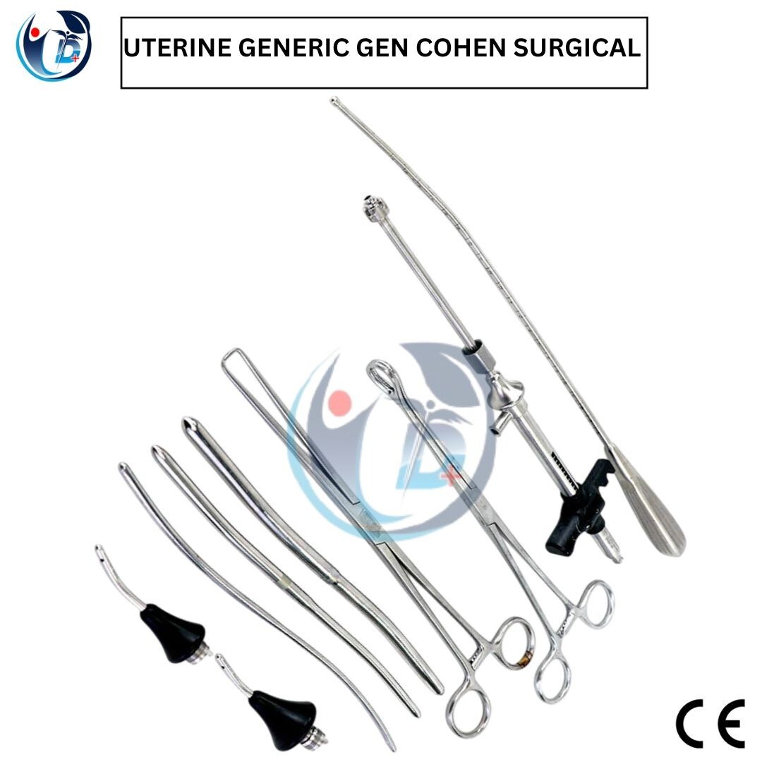UTERINE GENERIC GEN COHEN SURGICAL SURGERY INSTRUMENT SET