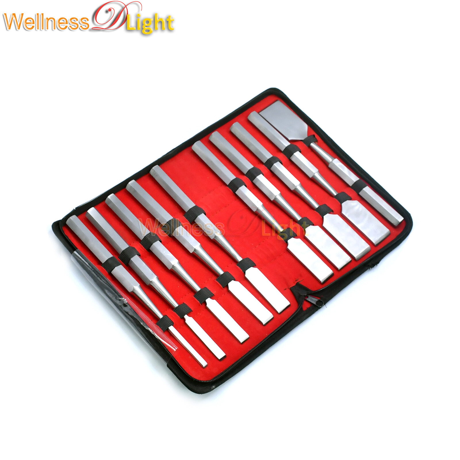 WDL New Kit Of 10 pcs Hibbs Osteotomes Chisel Orthopedic Surgical Medical Inst