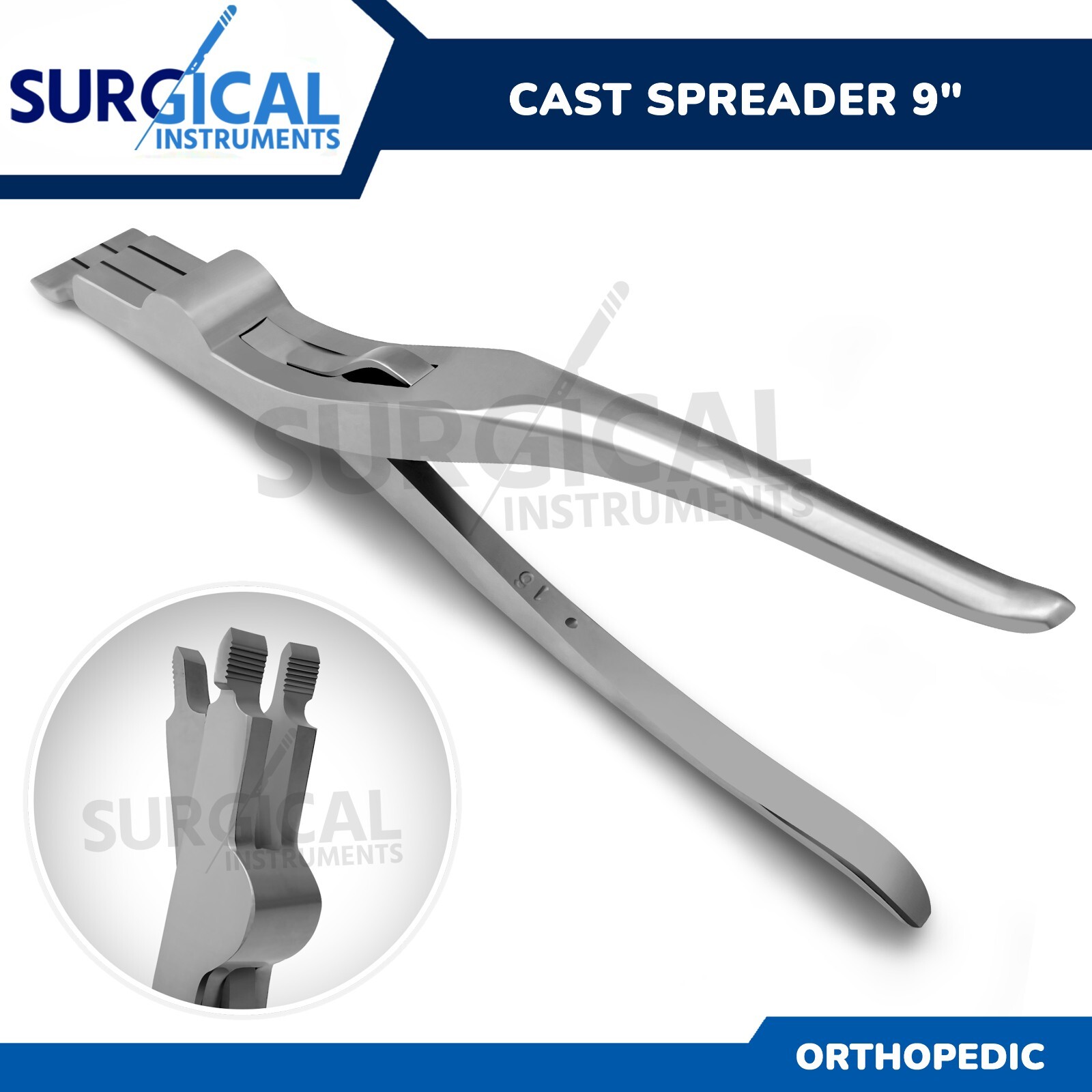 Cast Spreader 9″ Spring Action Orthopedic Surgical Veterinary German Grade