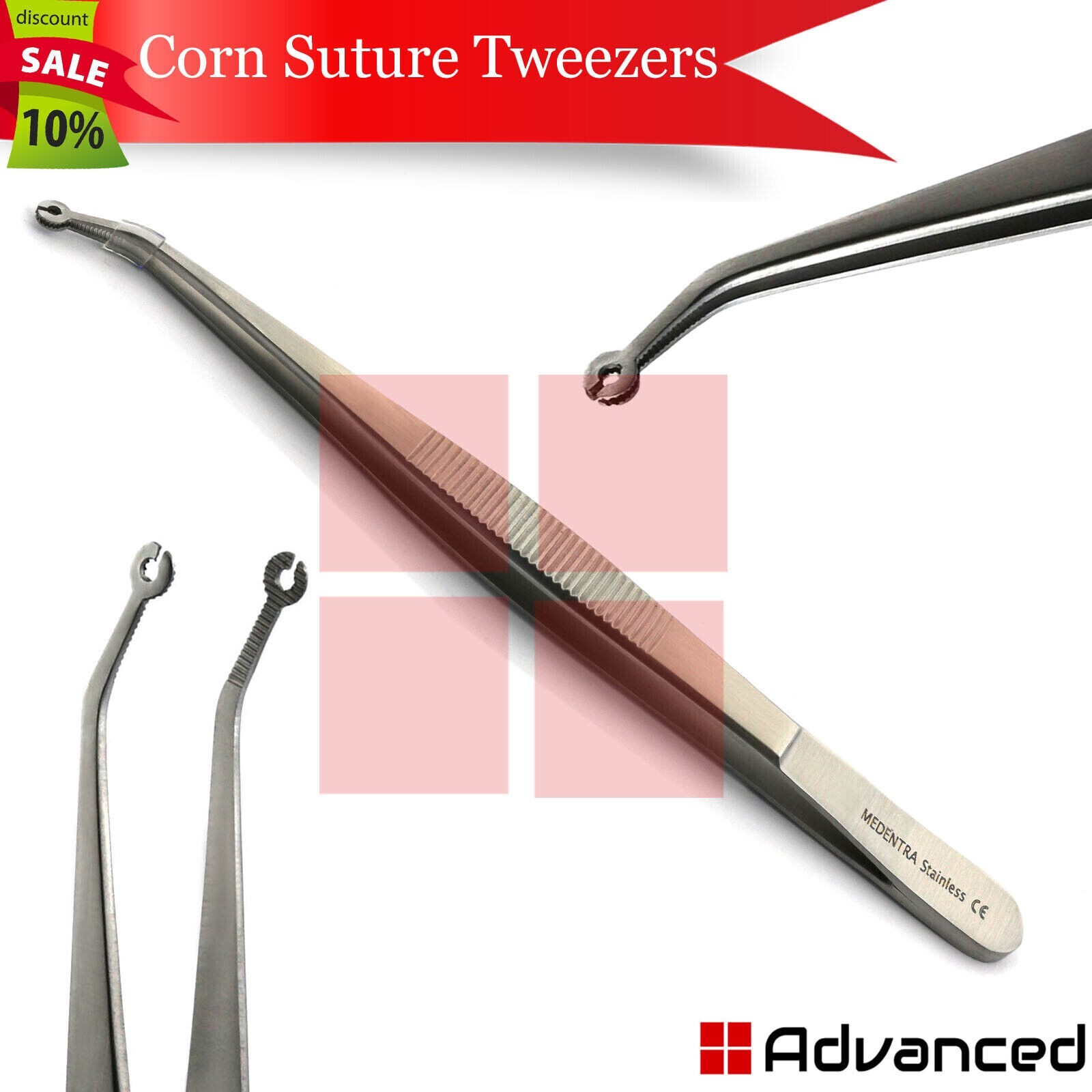 Plastic Surgery Facelift & Forehead Lift Instruments Set Retractor Hook Forceps