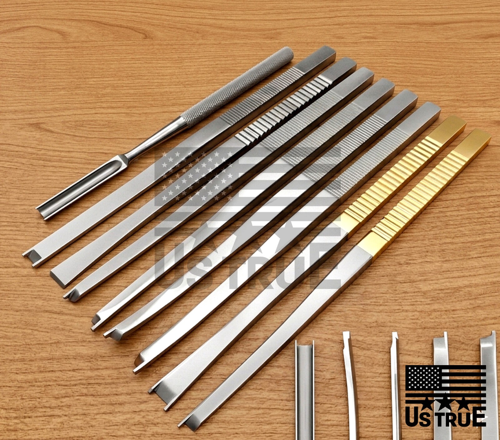 Rhinoplasty Surgery Set Osteotomy Chisels Instruments Set Of 9 Pcs