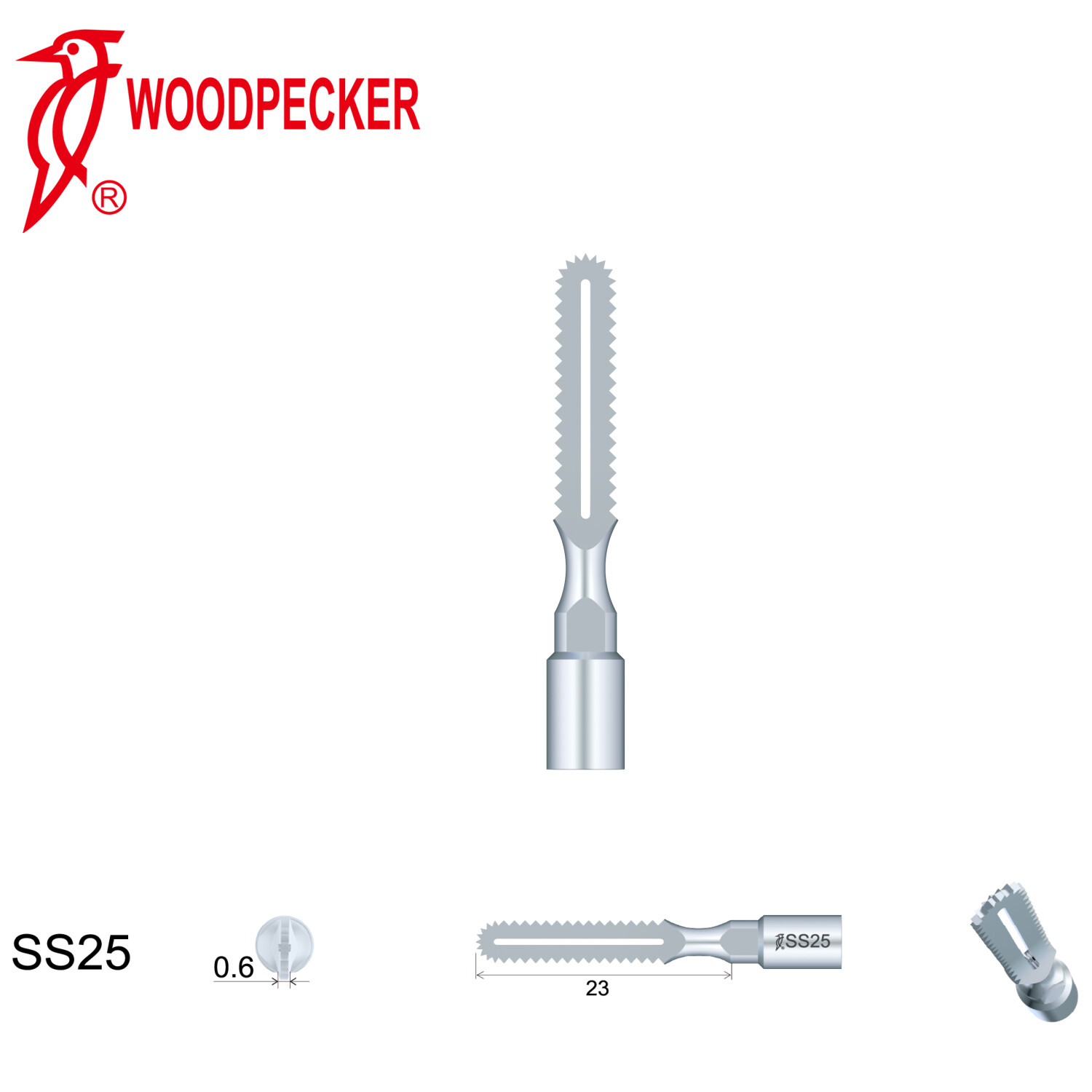 Woodpecker Perio Bone Surgery S Tips for Surgic Smart & Satelec SS1 SC1 SI1 SL1