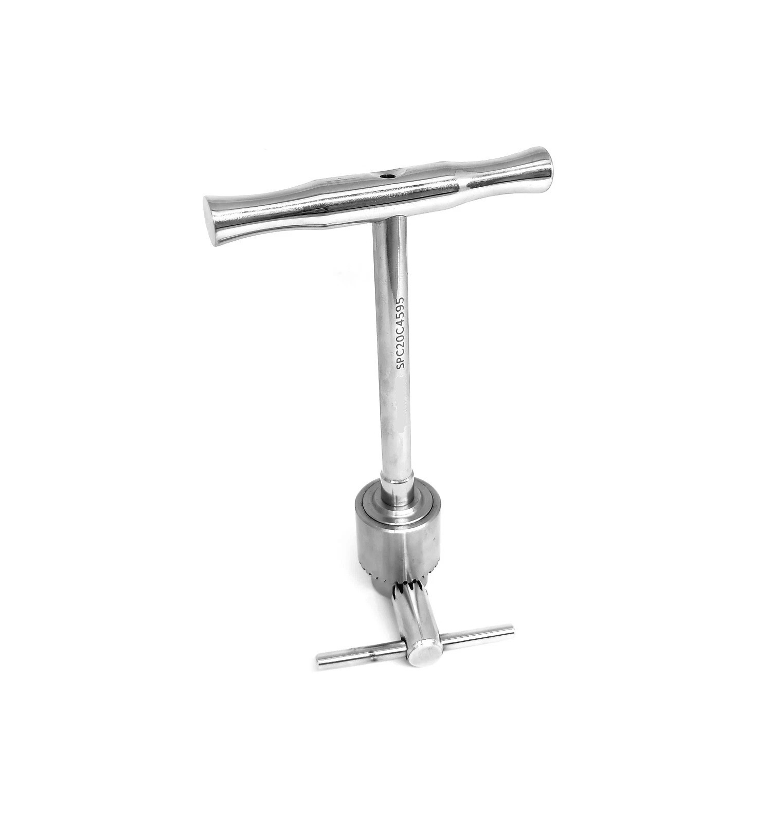 Cannulated T-Handle Jacobs Chuck With Key SS Veterinary Instruments