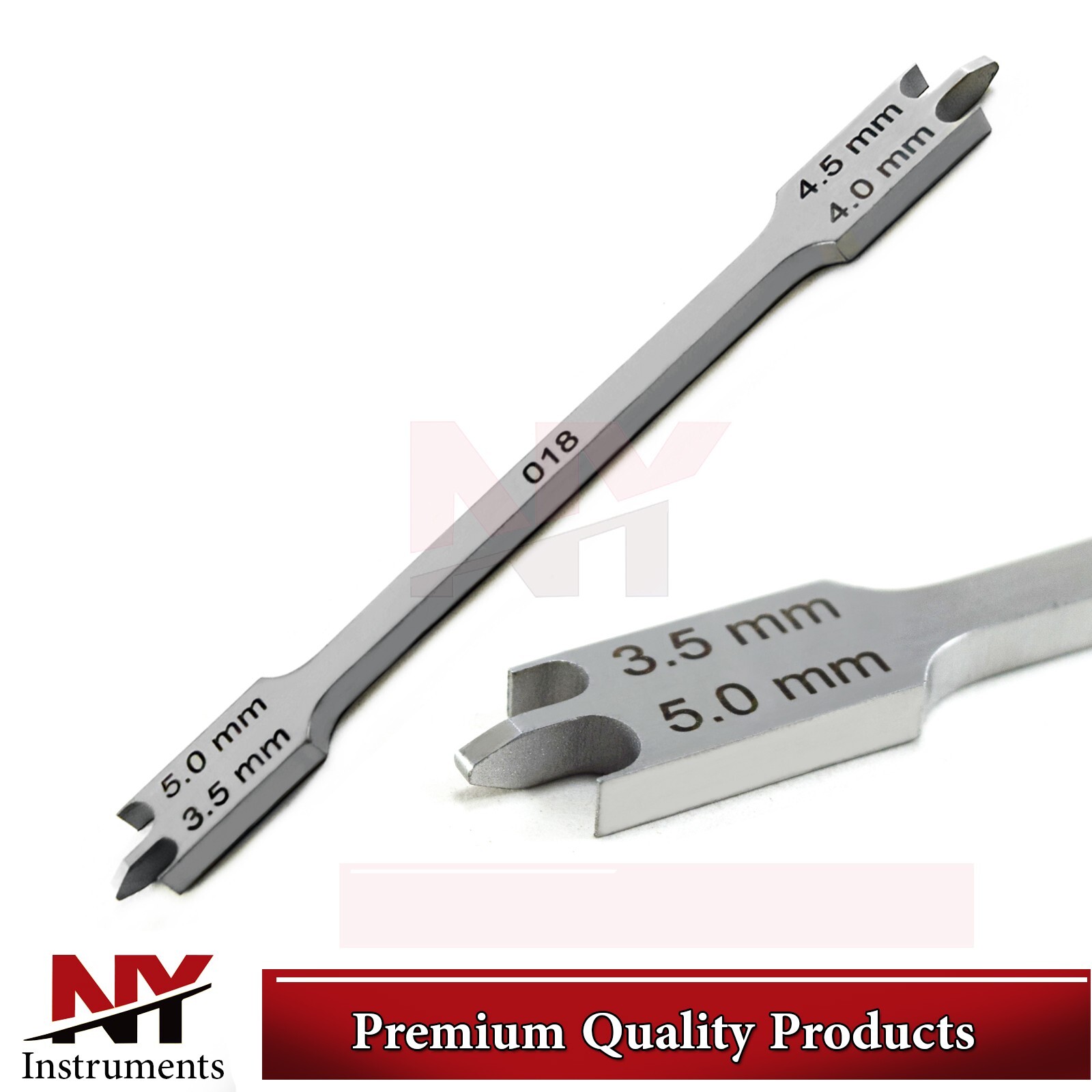 Dental Bracket Height 018mm Gauge Positioning Orthodontic Instruments
