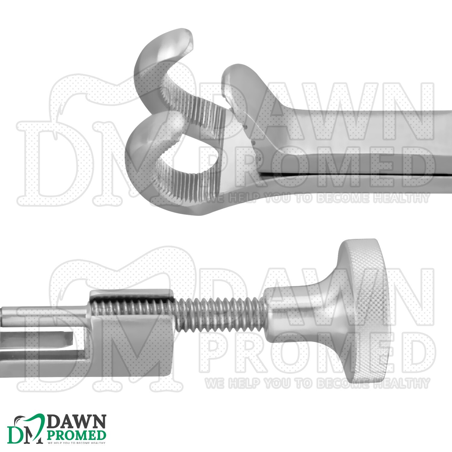 Lowman Bone Holding Clamp 8″ 1×2 Prong 11/4″ Orthopedic Instrument German Grade