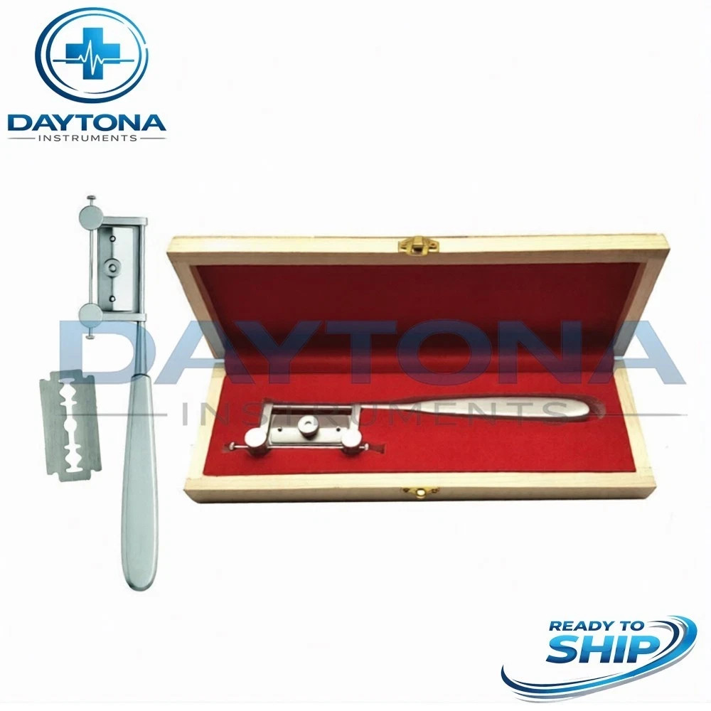 Silvers Skin Graft Knife Handle Dermatome with 1 PC Blade Surgical Instruments