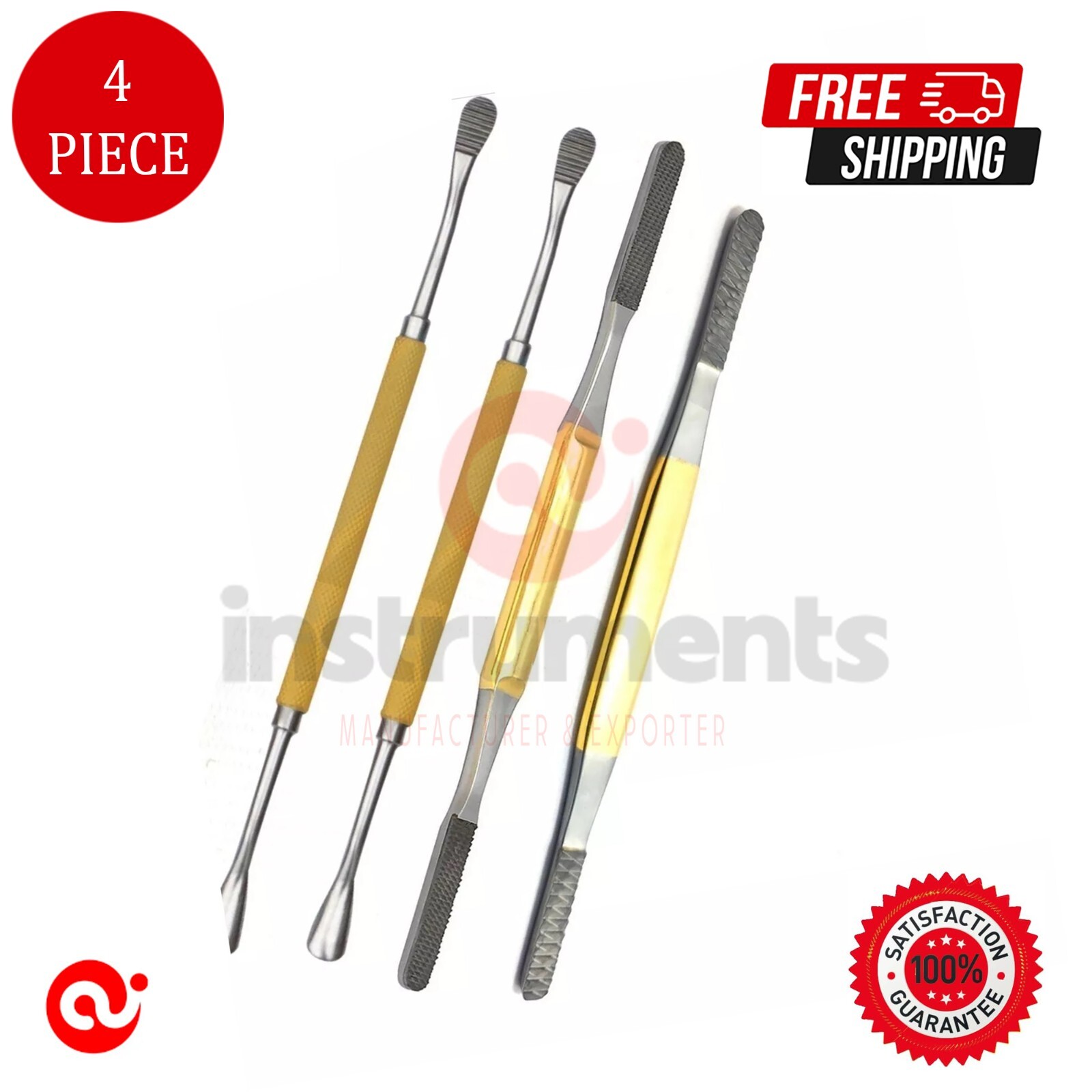 Rhinoplasty Fomon Double-Ended Nasal Rasp Surgical Instruments Premium By Ai