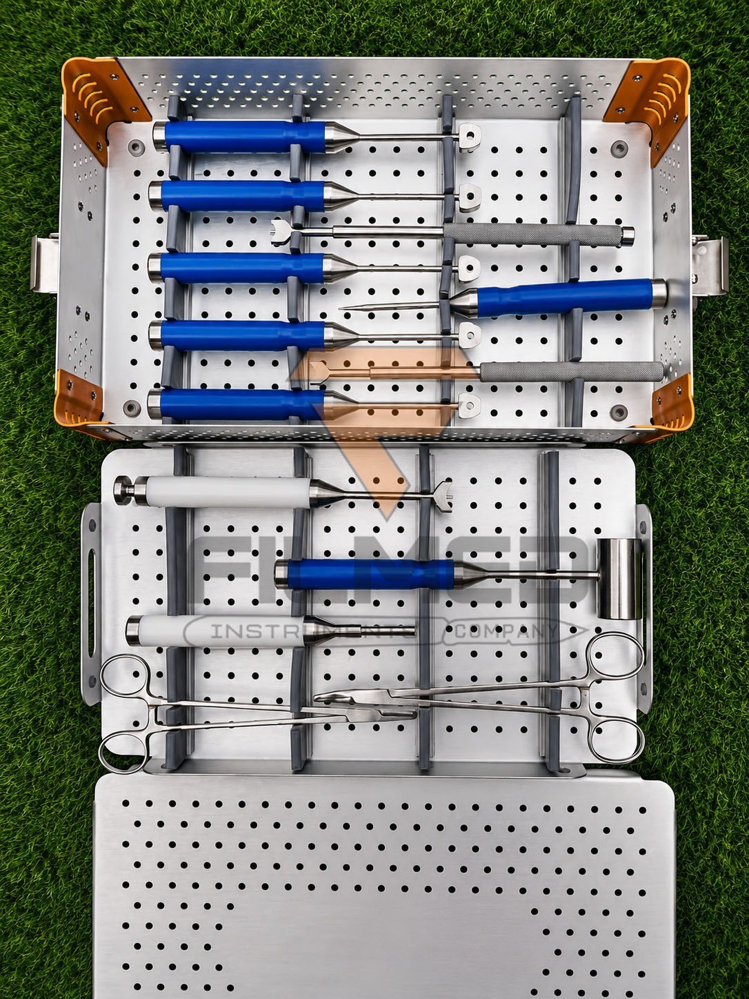 Cervical Spine Cage Surgical Instruments Set with Sterilization Box