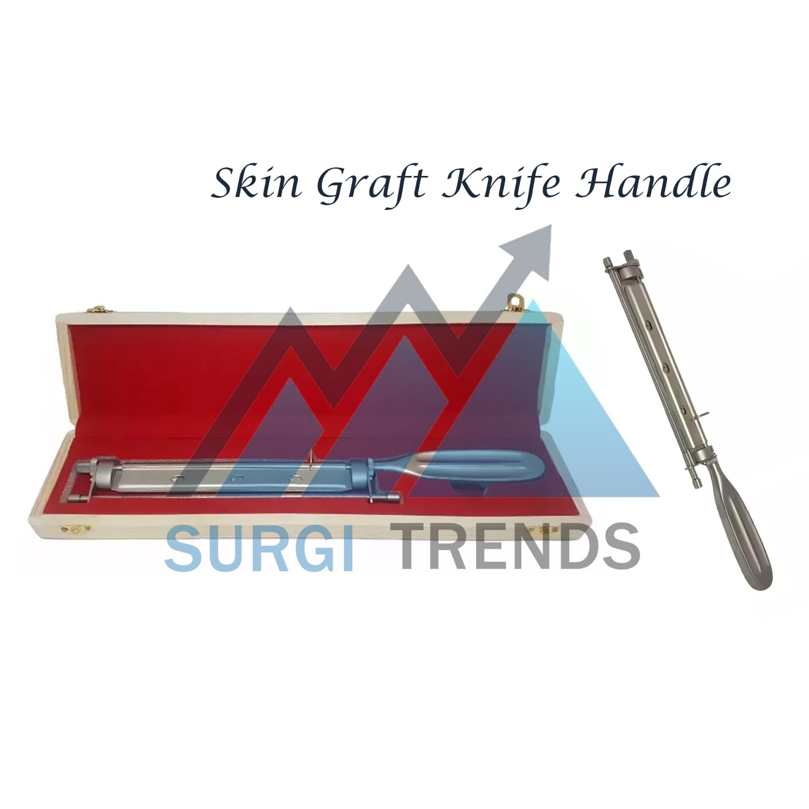 Silvers Skin Graft Knife Handle Dermatome Surgical Instrument Premium Quality