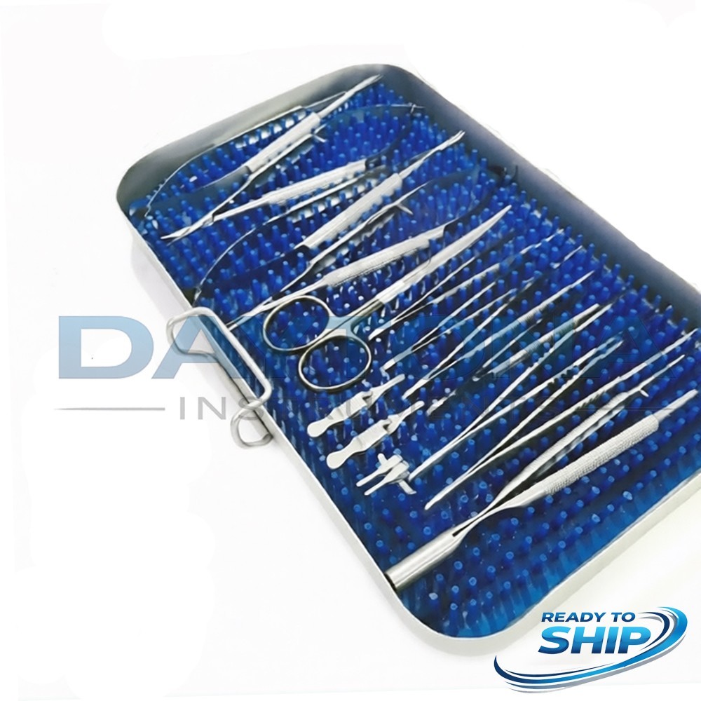 New Micro Hand Surgery Instrument Set Stainless Steel Surgical Kit With Case